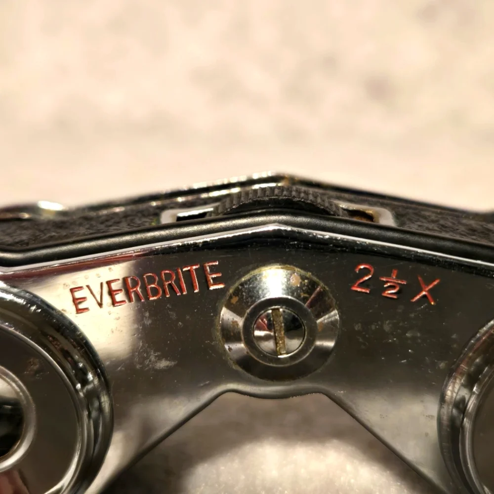 VTG Japan Selsi Everbrite Retractable Opera Glasses/Pocket Binoculars, Stamped - Picture 7 of 8